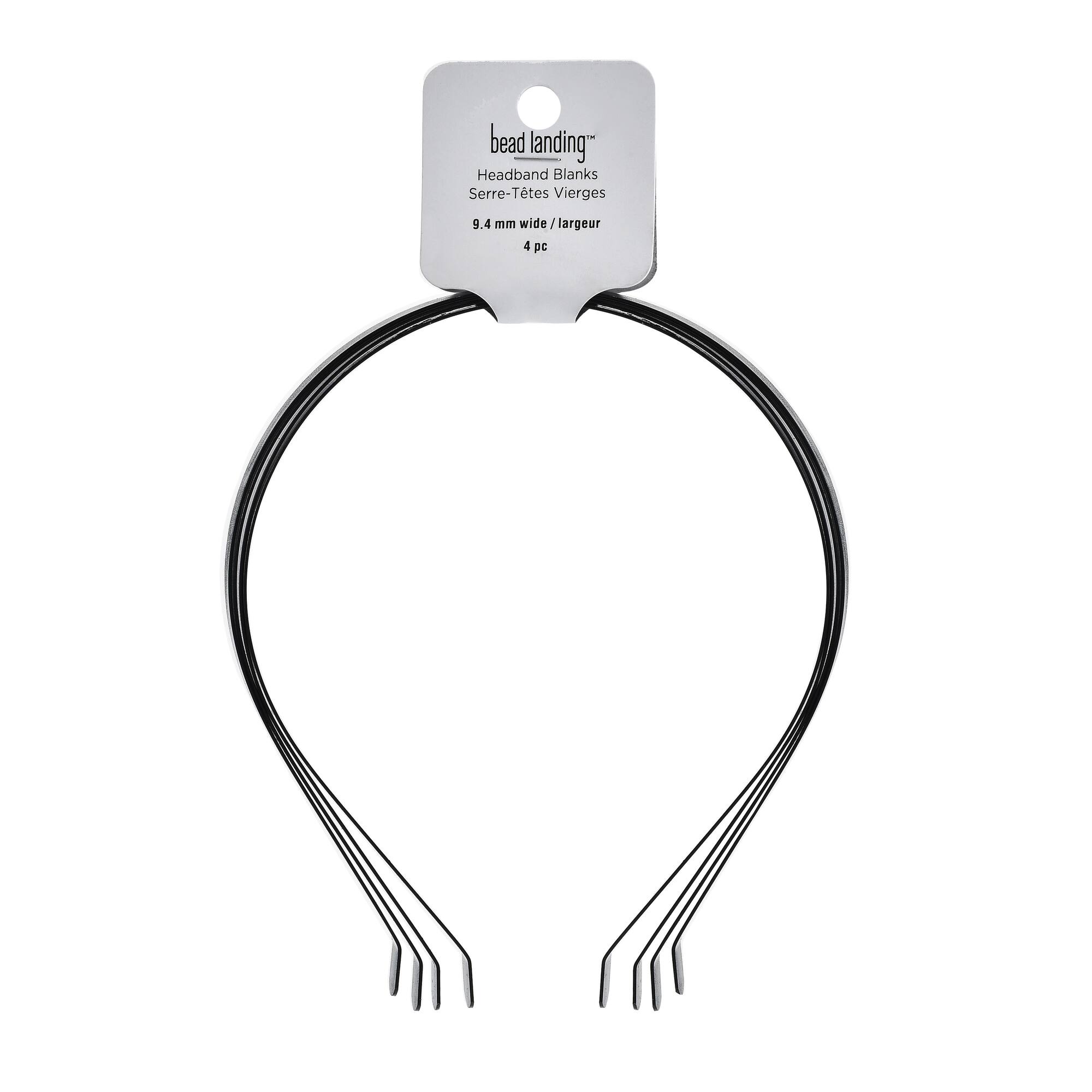 9.4mm Metal Headband Blanks, 4ct. by Bead Landing™